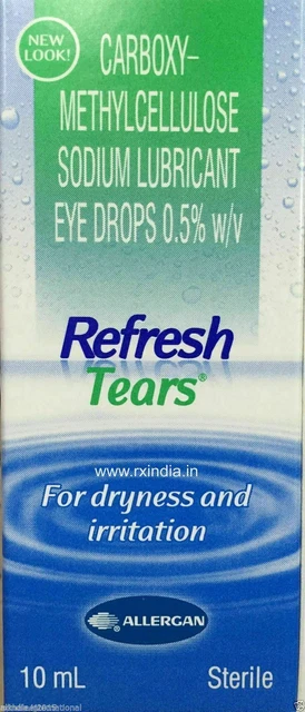 5 X 10ml Refresh Tears Lubrifiant Eye Gouttes