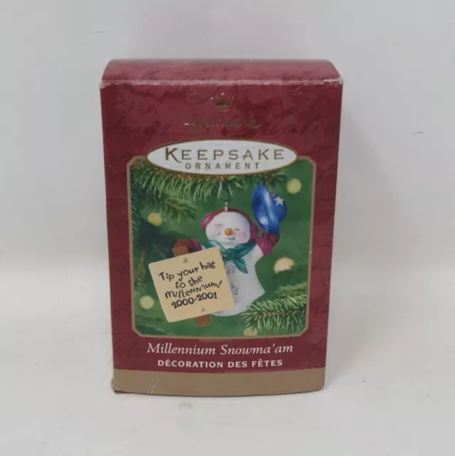 Hallmark Keepsake 2000 Millennium Snowman