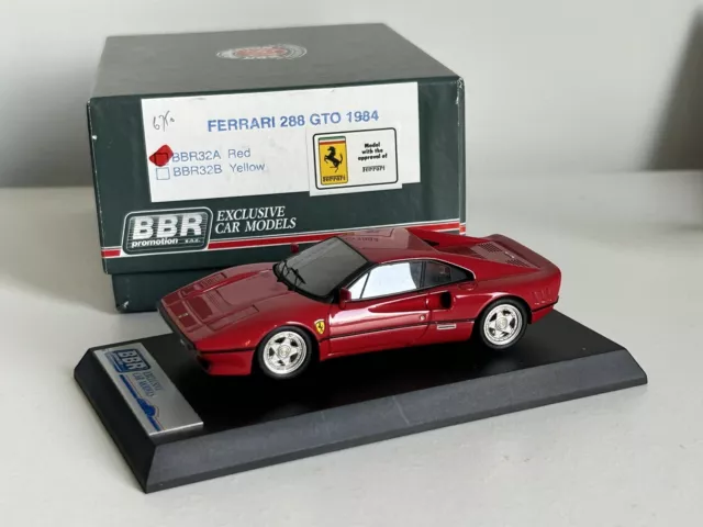 BBR 1/43 Ferrari 288 GTO RED 1984  No Amr