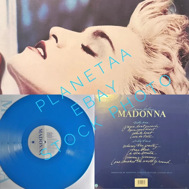 MADONNA - TRUE Blue 7'' Vinyl US/ BLUE VINYL $97.89