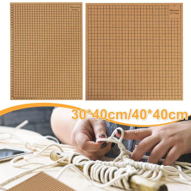 Macrame Board with Grids Double Sided Macrame Project Board with 50 T-pins✿