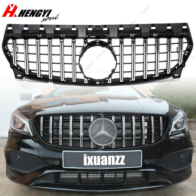 Calandre Sport Avant Mercedes Classe A W176 Facelift Style Panamericana AMG GT | Grille Plastique Noire GCP