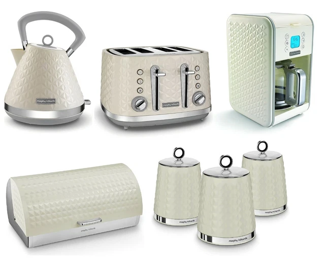 MORPHY RICHARDS VECTOR 7Piece Kitchen Set Coffee Machine Kettle
