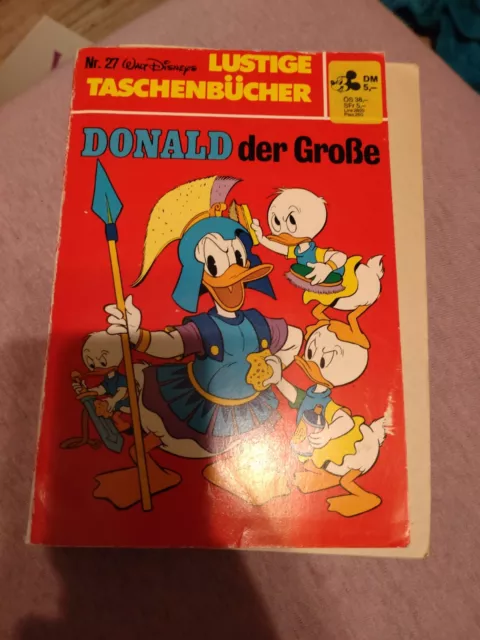 Donald der Große Lustige Taschenbücher Nr. 27 Walt Disney 1979 alt