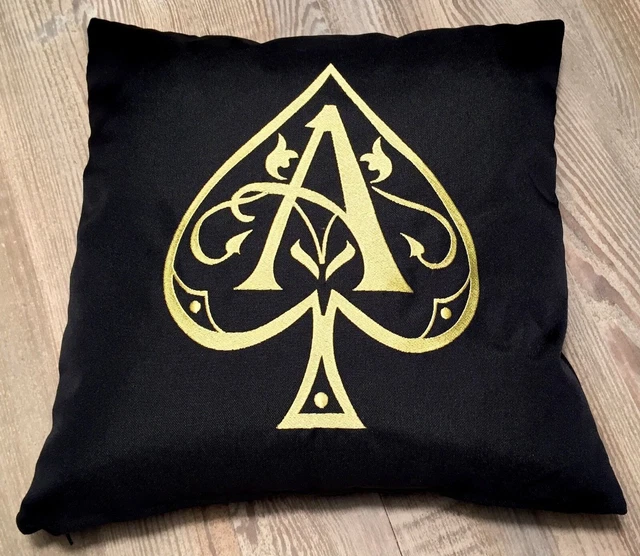 Armand De Brignac Champagne Cushion x 1 EMBROIDERED LOGOS Still in polybag