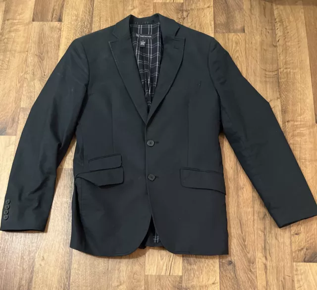 ⚡️Classic INC International Concepts Men Slim Fit Black Jacket Blazer Small