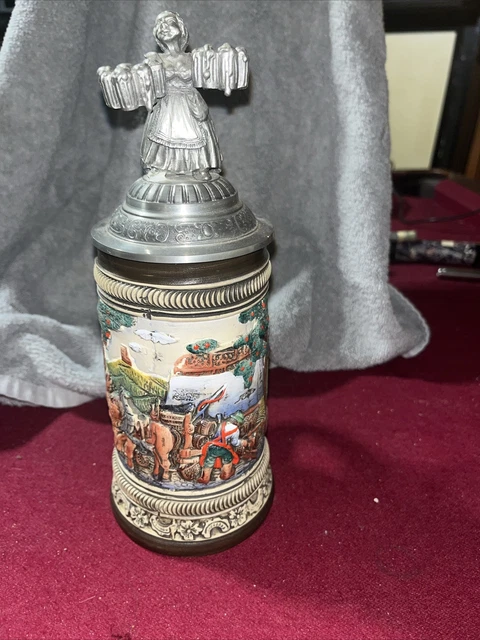 VINTAGE LIMITED EDITION Hand Painted By Armin Bay German Beer Stein
