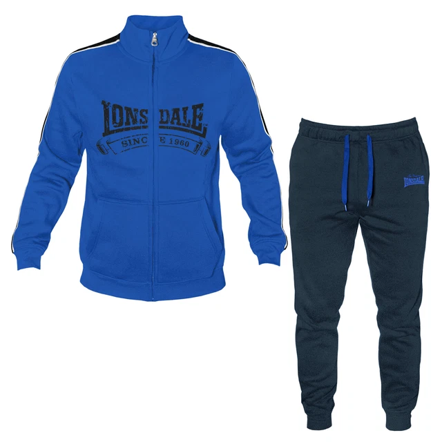 Tuta Uomo LONSDALE Cotone Felpato Zip - 2 Modelli
