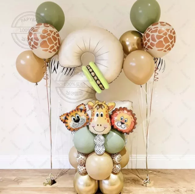 40 Pcs Animal Safari Ballon