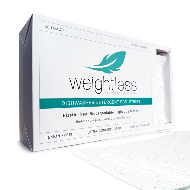 DISHWASHER DETERGENT SHEETS EnzymePowered Formula Cuts Grease