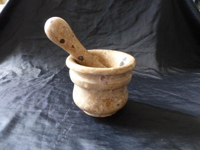 Mortier et pilon, en granit, Silicone, longue vie, massif épices et