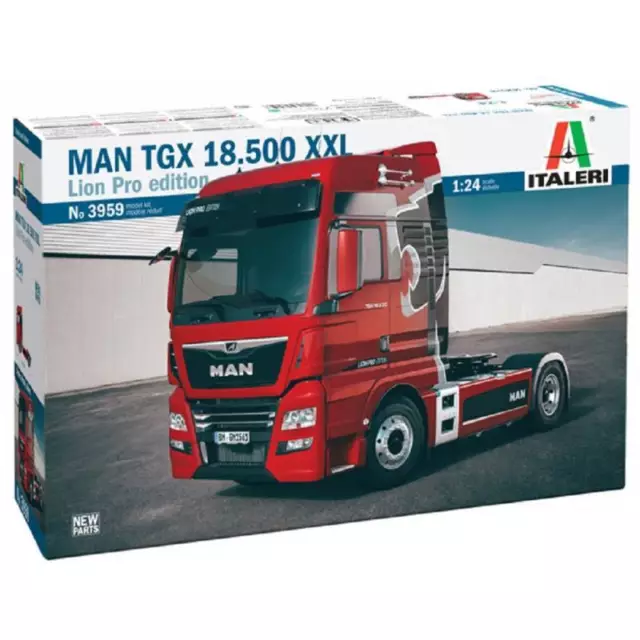 Maquette Camion Man Tgx 18.500 Xxl Lion Pro Edition |italeri|3959| 1:24