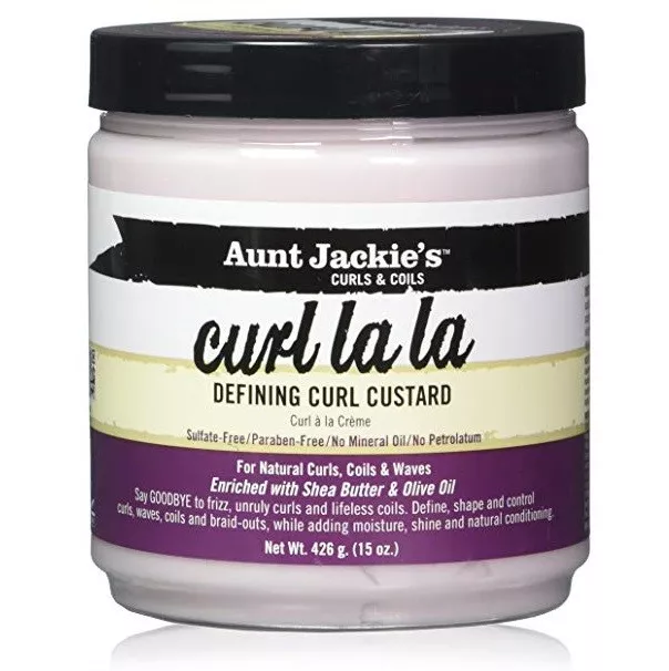 2 X Aunt Jackie's Curl La La Defining Curl Custard 426gm