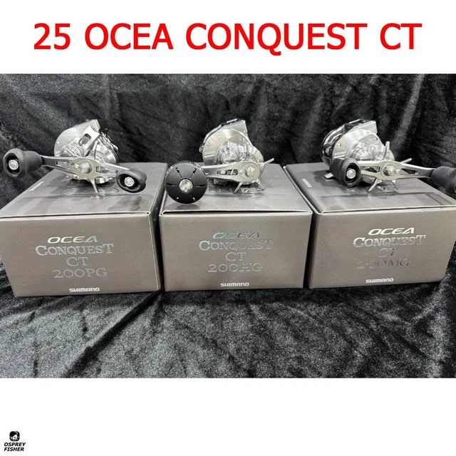 SHIMANO 25 OCEA Conquest CT 200HG Right Baitcasting Reel New
