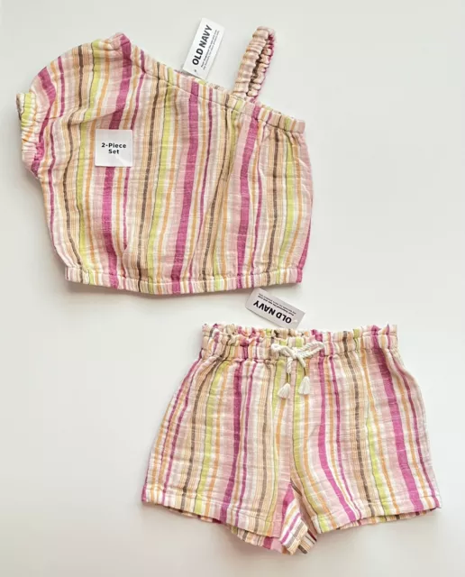 New Baby Girl Clothes 18-24 Months Top And Shorts Set Cute Summer Outfit