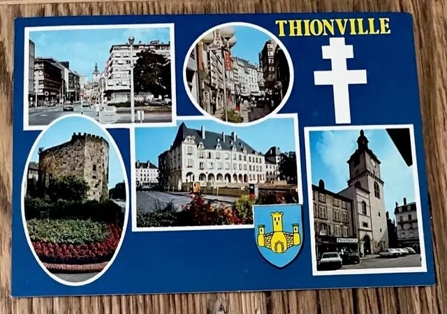 CPA 57 THIONVILLE Souvenir Croix de Lorraine 5 vues Editions Hansi -Combier imp.
