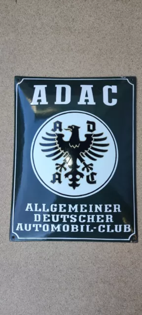 ADAC Schild, Emaille Schild