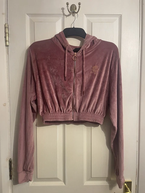 Gym king velour tracksuit top