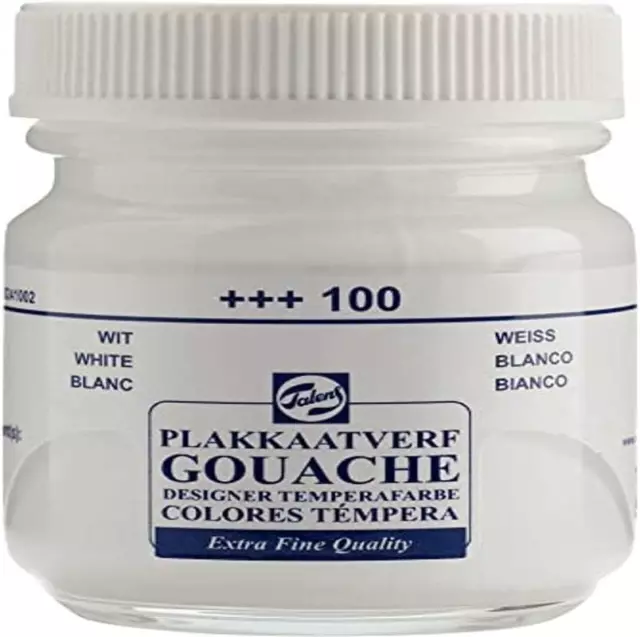 Talens White - GOUACHE PAINT 50ml GLAS