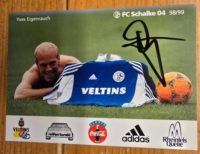 Schalke 04 Autogrammkarte 1975/76, Rarität mit Original Unte (Gebraucht