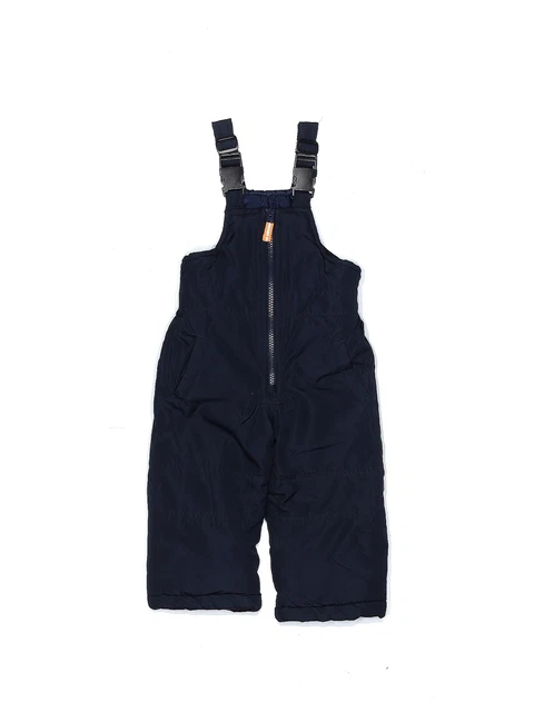 OshKosh B'gosh Boys Blue Snow Pants With Bib 18 Months