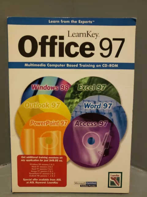 Microsoft Windows Office 97 Learn Key Multimedia Computer Based Training