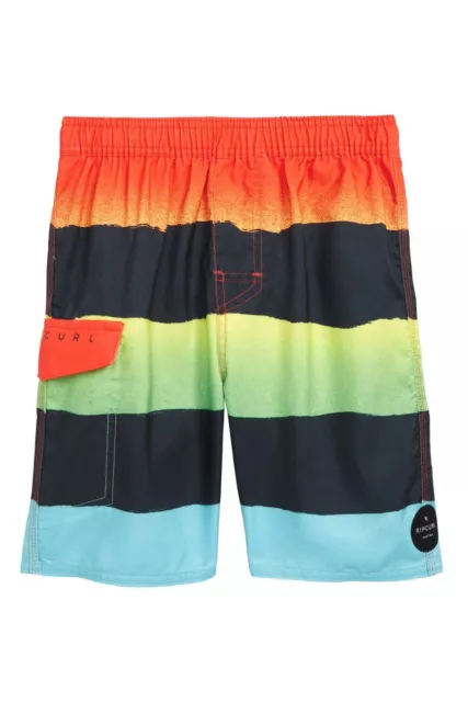 Rip Curl Toddler Boy's 3T Board Shorts Swim Trunks Elastic Waist Blowout Volley