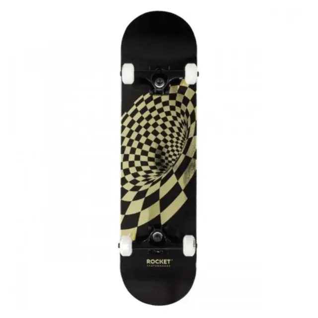 Rocket - Vortex Foil Gold Complete Skateboard - 8"