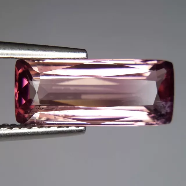 2.89Cts EXCELLENT EMERALD CUT NATURAL PINK TOURMALINE LOOSE GEMSTONE