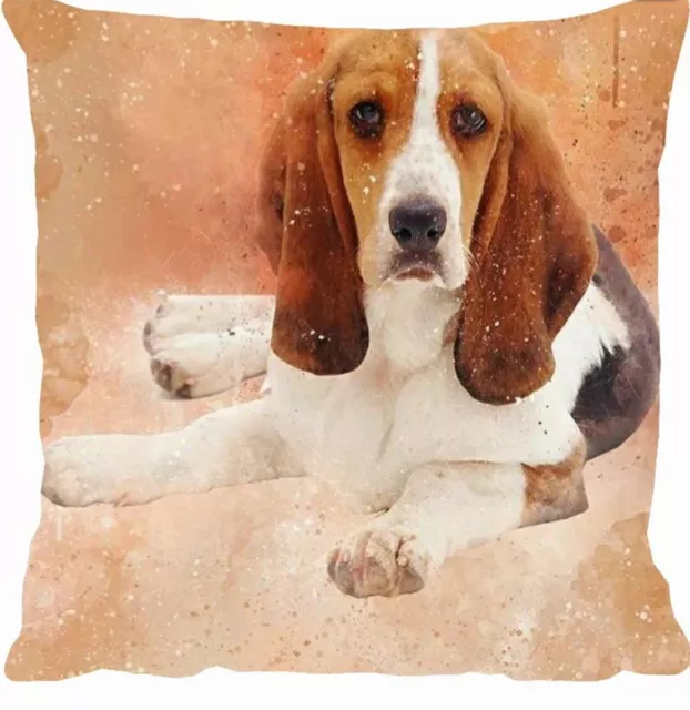 Handmade Basset Hound Dog Cushion