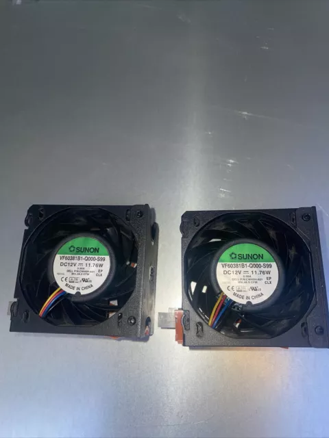2× SUNON VF60381B1-Q000-S99 Server - Square Fan VF60381B1-Q000-S99, CWH0H-A01
