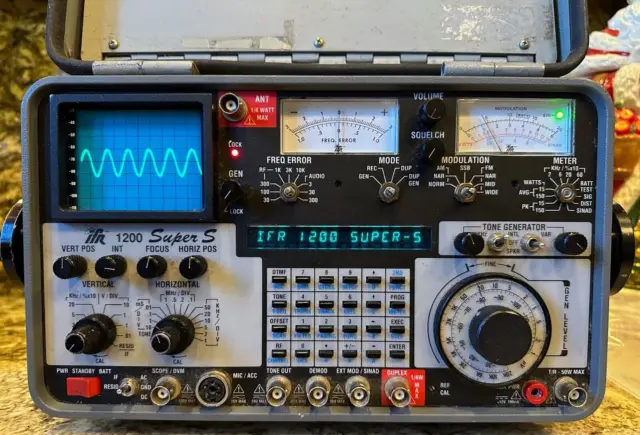 IFR 1200 Super S Communication Service Monitor *READ*