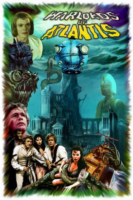 warlords of atlantis a5. original print.artwork.by paul winters