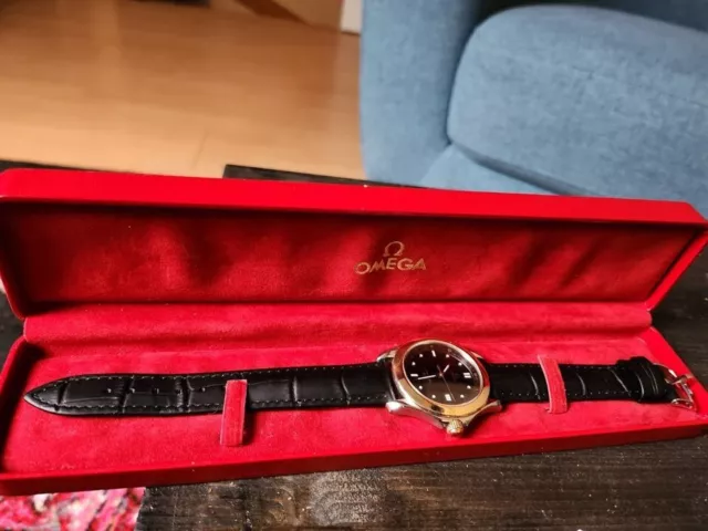 OMEGA Seamaster 120M Quarz -36 mm-Stahl-Gold 18k/750Gold Lünette.