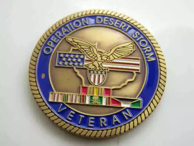 Operation Desert Storm Veteran Challenge Coin