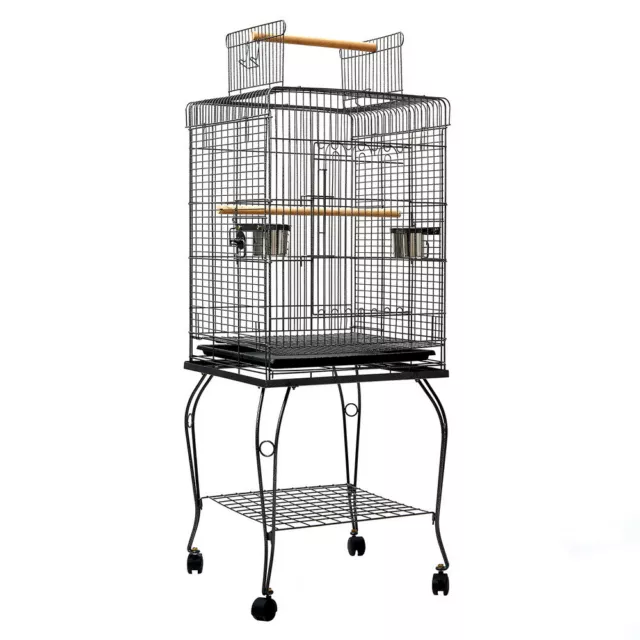 i.Pet Bird Cage Pet Cages Aviary 145CM Large Travel Stand Budgie Parrot Toys