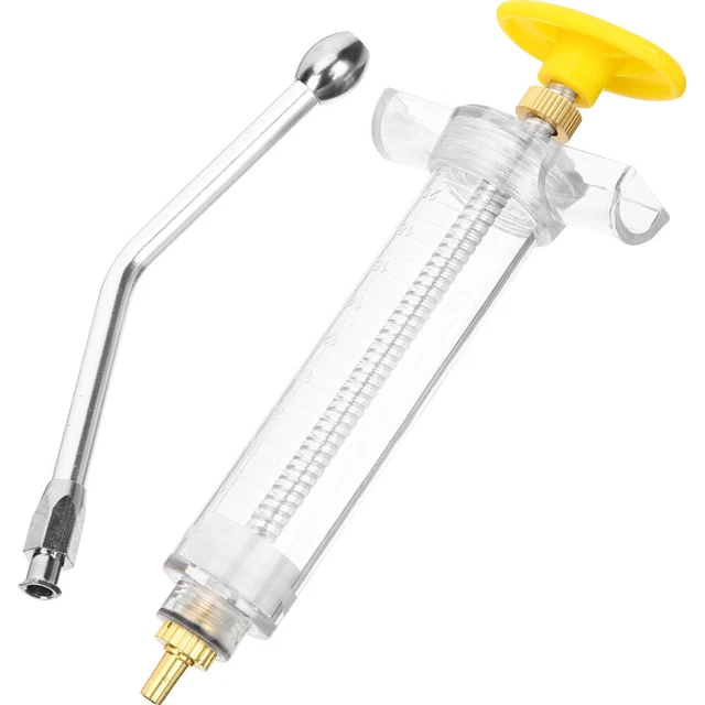 2 Sets Drench Livestock Medication Dispenser Goat Feeder Tool