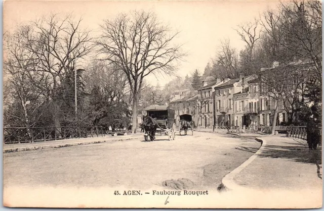 47 AGEN - faubourg rouquet