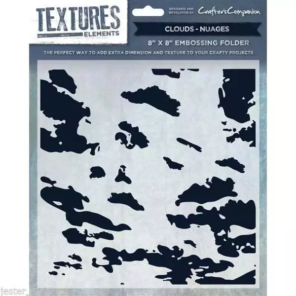 Crafter's Companion: texturas: 8x8" carpeta en relieve: nubes