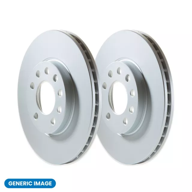 Pair of Vented Rear 308mm Brake Discs for Volvo XC90 2002-2014