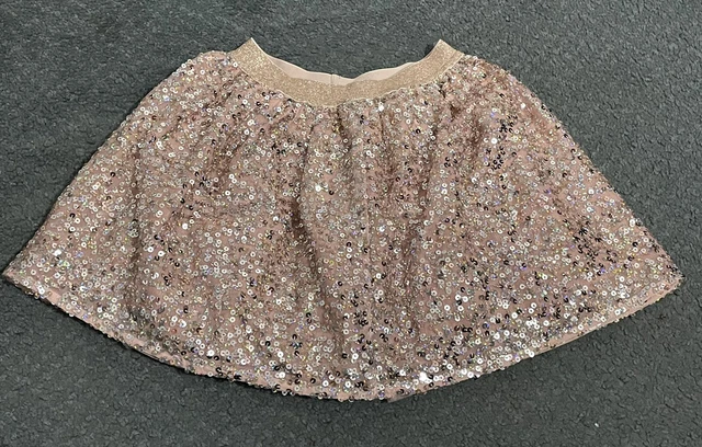 Girls Clothing Bundle Age 7-8yrs Sequin Multicolour Dress, Flare Skirts, Shorts 4