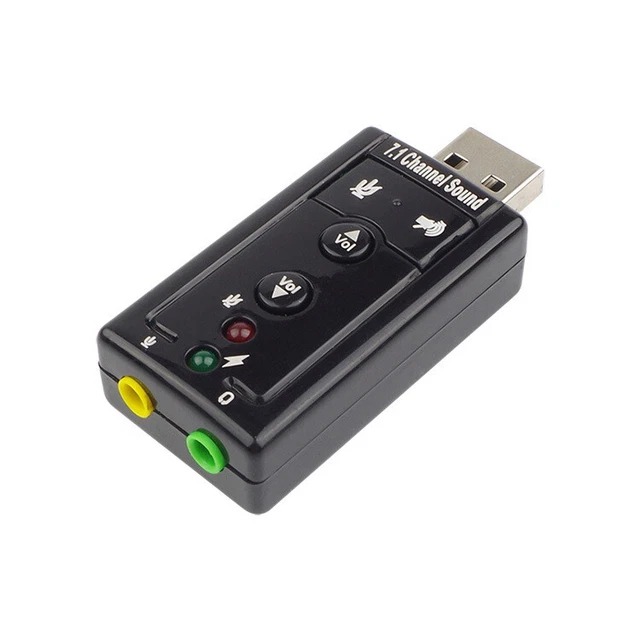 Adattatore audio esterno USB per scheda audio 2 in 1 USB a jack da 3,5 stereo