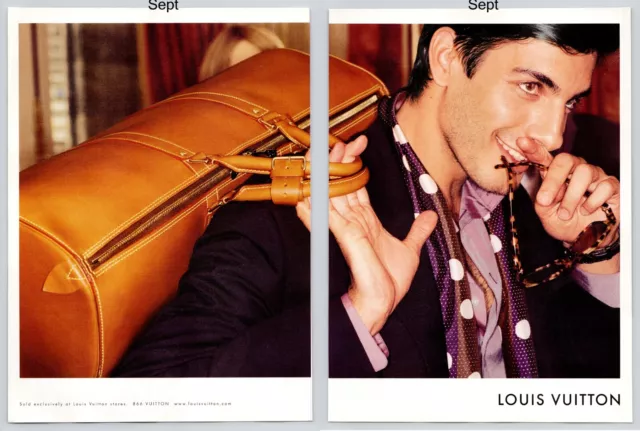 Louis Vuitton Fashion Promo 2007 Full 2 Page Print Ad