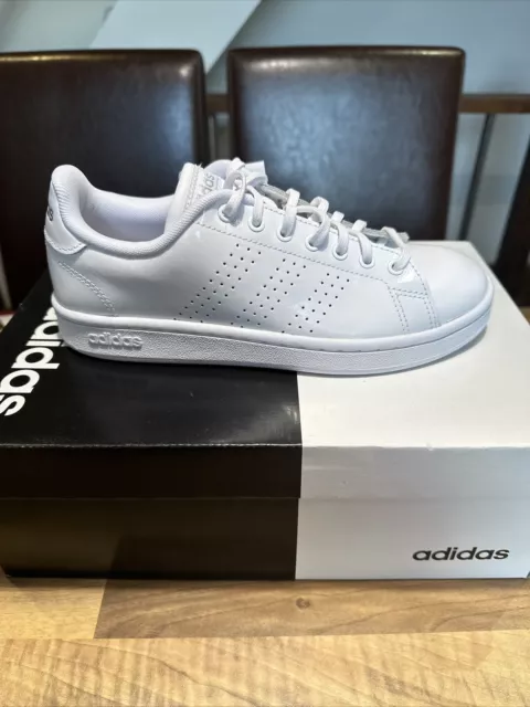 ADIDAS ADVANTAGE CLOUDFOAM UK 5 5 EU 38 2 3 Scarpe da ginnastica bianche nuove con etichette EUR 50 47 PicClick IT