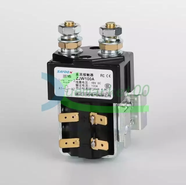 ONE SAYOON Electric Vehicle DC Contactor ZJW100A DC12V 24V 36V 48V 60V 72V