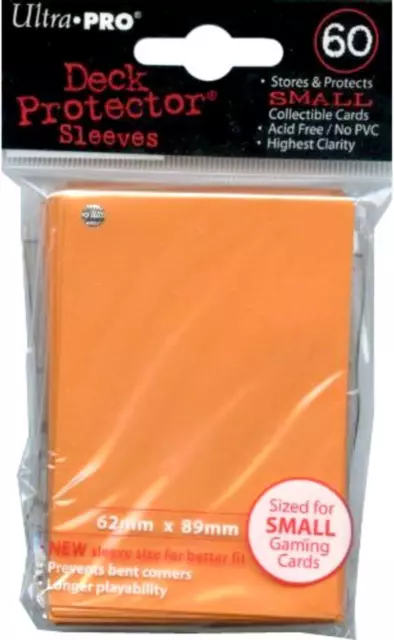 Suministros Para Tarjetas Ultra Pro Fundas Protectoras Para Baraja Color Naranja