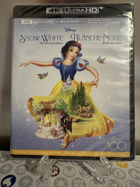 DISNEY SNOW WHITE AND THE SEVEN DWARFS 4K ULTRA HD + BLURAY + DIGITAL ...