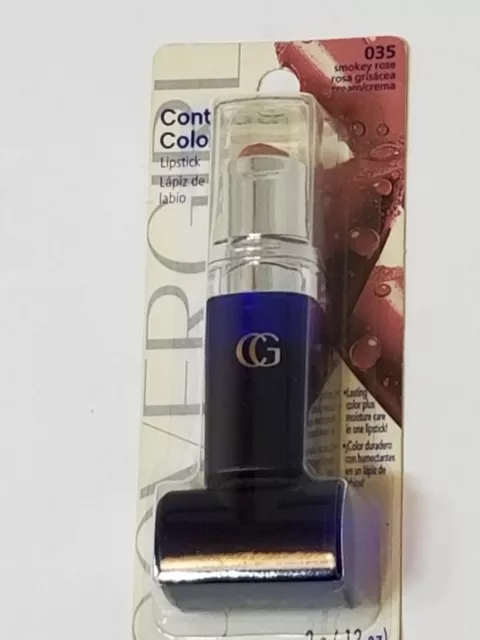 CoverGirl Continuous Color O35 Smokey Rose Lipstick 0.13 Oz Vintage NOS