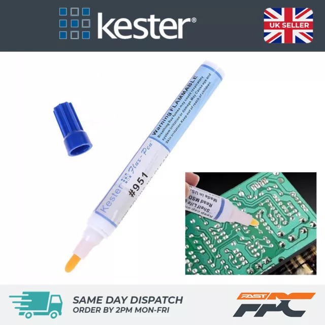 Kester 951 Rosin Capacity Non-Clean Soldering Flux Pen 10ml | FPC