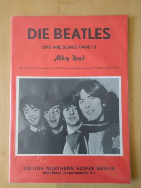 Noten – Die Beatles und ihre Songs Band 13: Abbey Road, 1969